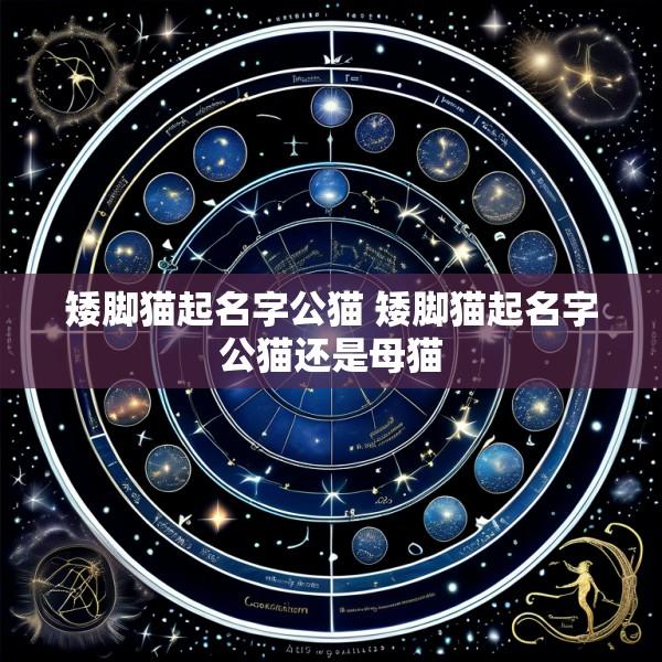 矮脚猫起名字公猫 矮脚猫起名字公猫还是母猫