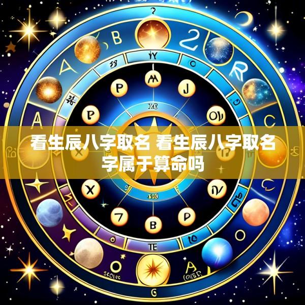看生辰八字取名 看生辰八字取名字属于算命吗
