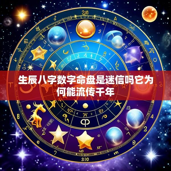 生辰八字数字命盘是迷信吗它为何能流传千年