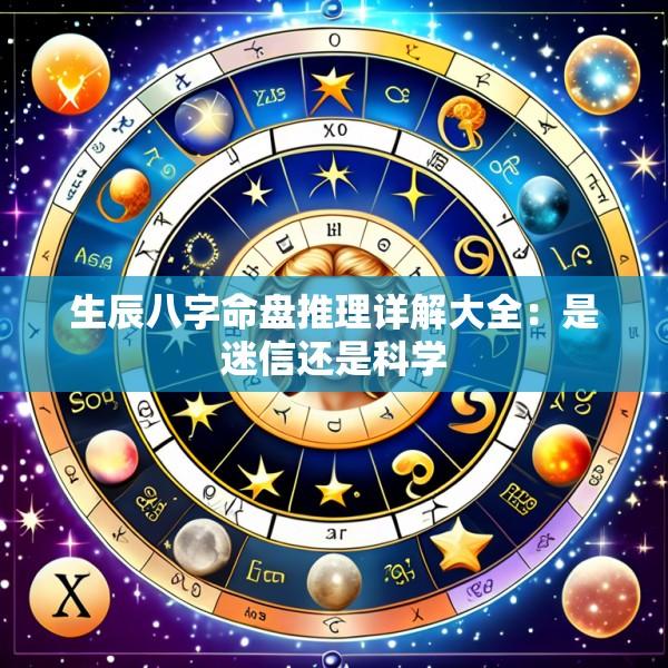 生辰八字命盘推理详解大全：是迷信还是科学