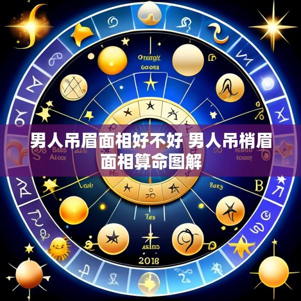 男人吊眉面相好不好 男人吊梢眉面相算命图解