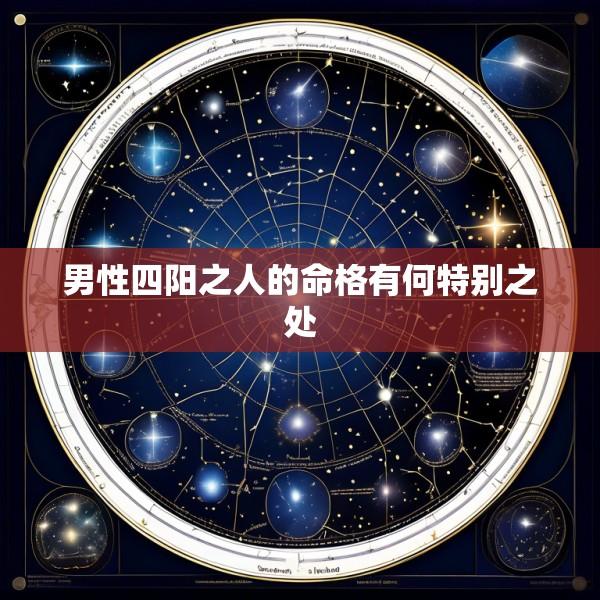 男性四阳之人的命格有何特别之处