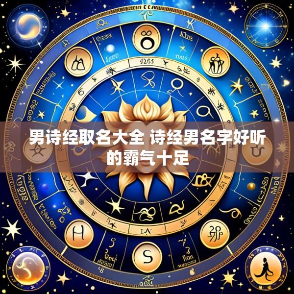 男诗经取名大全 诗经男名字好听的霸气十足