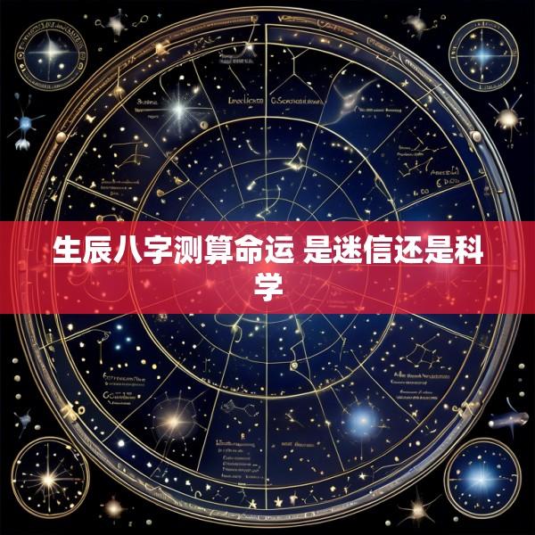 生辰八字测算命运 是迷信还是科学