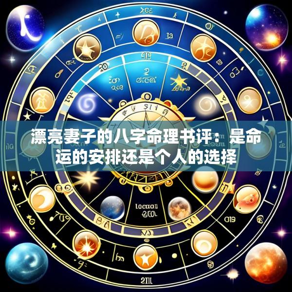 漂亮妻子的八字命理书评：是命运的安排还是个人的选择
