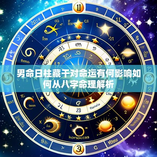 男命日柱藏干对命运有何影响如何从八字命理解析