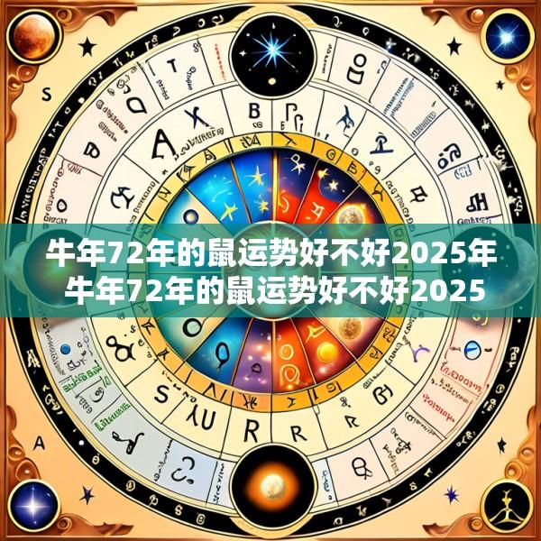 牛年72年的鼠运势好不好2025年 牛年72年的鼠运势好不好2025年结婚