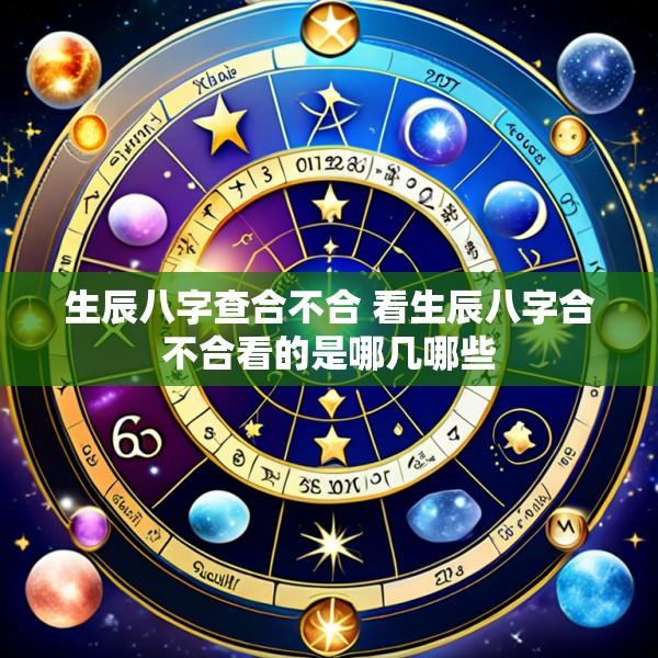 生辰八字查合不合 看生辰八字合不合看的是哪几哪些