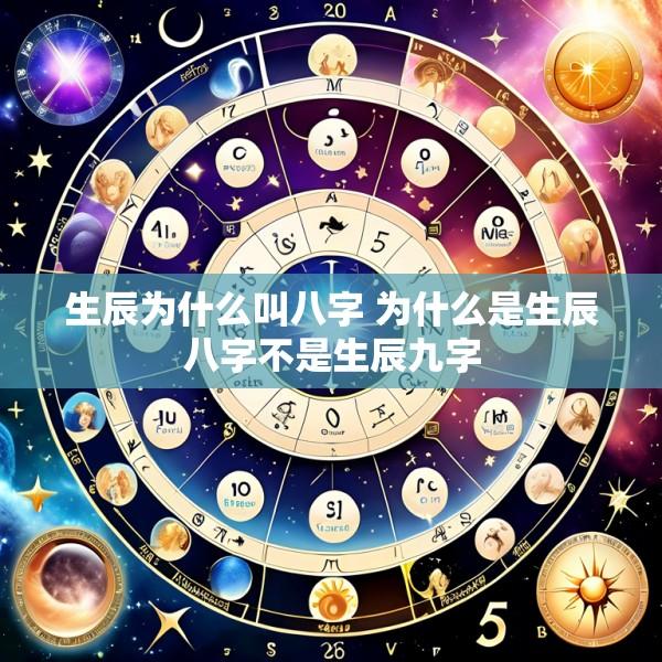 生辰为什么叫八字 为什么是生辰八字不是生辰九字
