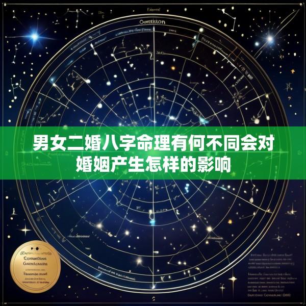男女二婚八字命理有何不同会对婚姻产生怎样的影响