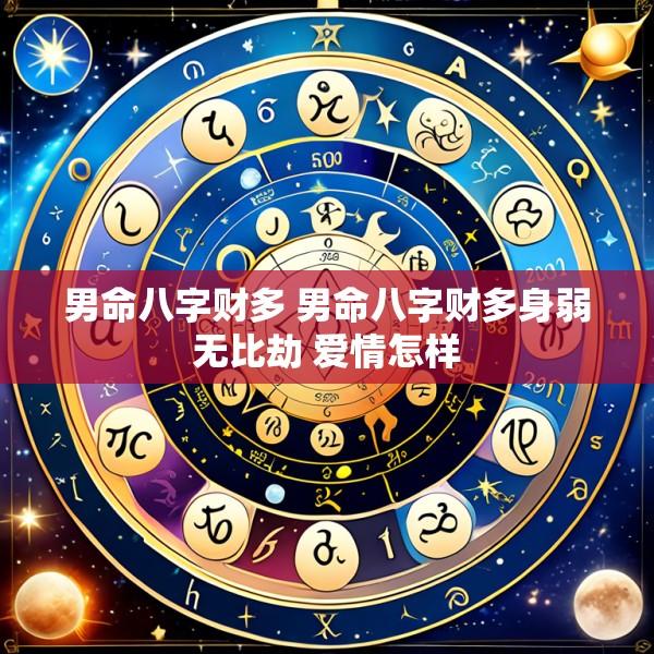男命八字财多 男命八字财多身弱无比劫 爱情怎样