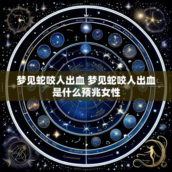 梦见蛇咬人出血 梦见蛇咬人出血是什么预兆女性