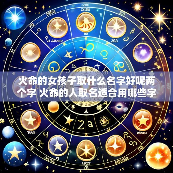 火命的女孩子取什么名字好呢两个字 火命的人取名适合用哪些字