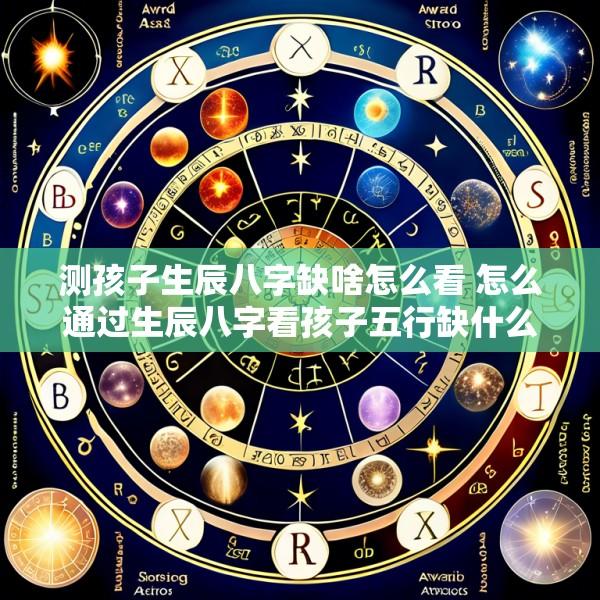 测孩子生辰八字缺啥怎么看 怎么通过生辰八字看孩子五行缺什么