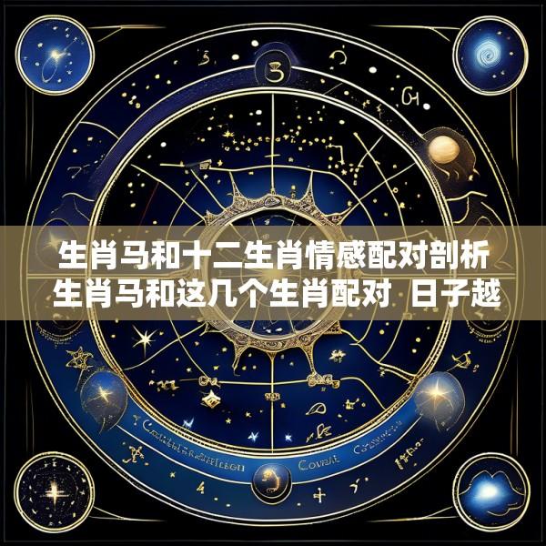 生肖马和十二生肖情感配对剖析 生肖马和这几个生肖配对  日子越过越红火