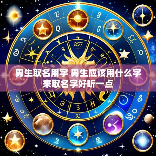 男生取名用字 男生应该用什么字来取名字好听一点
