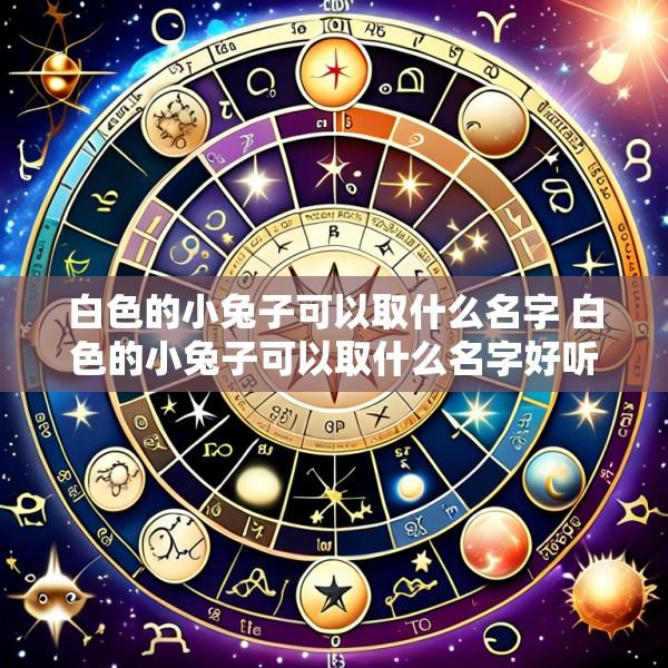 白色的小兔子可以取什么名字 白色的小兔子可以取什么名字好听点