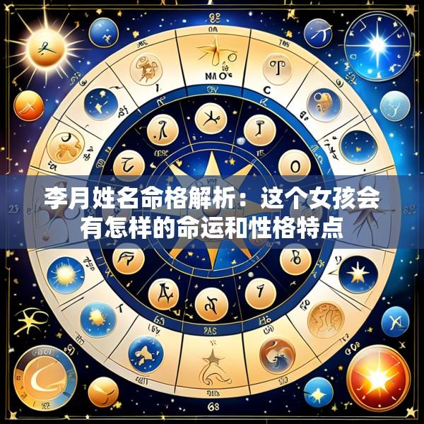 李月姓名命格解析：这个女孩会有怎样的命运和性格特点