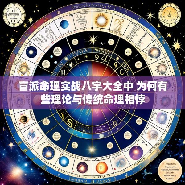 盲派命理实战八字大全中 为何有些理论与传统命理相悖