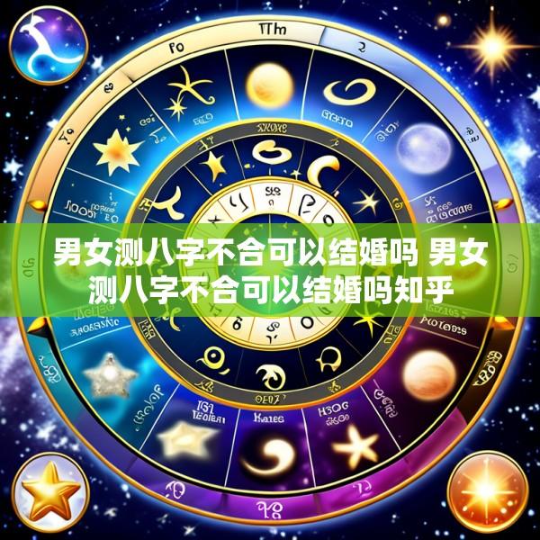 男女测八字不合可以结婚吗 男女测八字不合可以结婚吗知乎