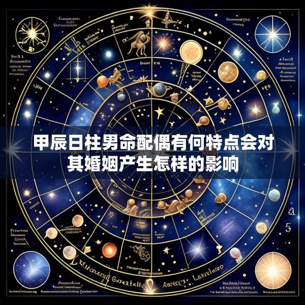 甲辰日柱男命配偶有何特点会对其婚姻产生怎样的影响