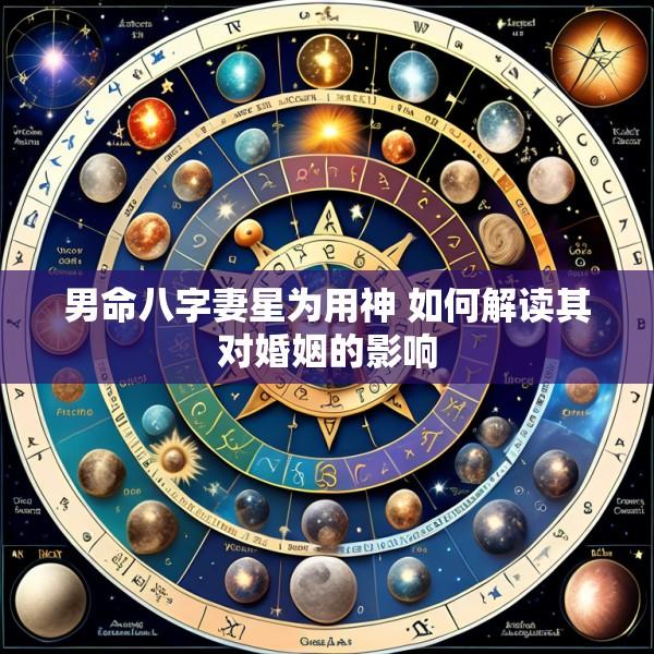 男命八字妻星为用神 如何解读其对婚姻的影响