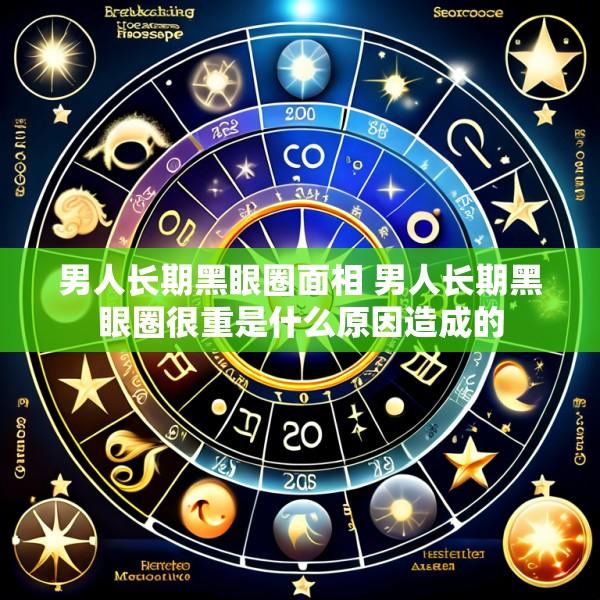 男人长期黑眼圈面相 男人长期黑眼圈很重是什么原因造成的
