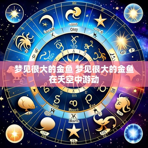 梦见很大的金鱼 梦见很大的金鱼在天空中游动