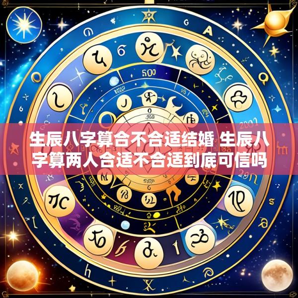 生辰八字算合不合适结婚 生辰八字算两人合适不合适到底可信吗
