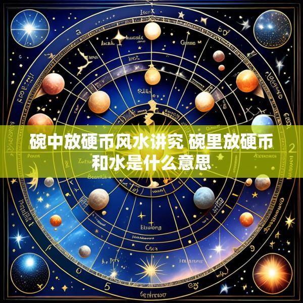 碗中放硬币风水讲究 碗里放硬币和水是什么意思