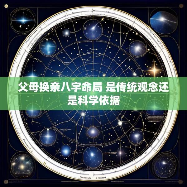 父母换亲八字命局 是传统观念还是科学依据