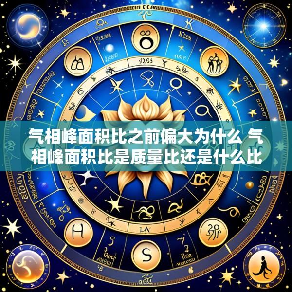 气相峰面积比之前偏大为什么 气相峰面积比是质量比还是什么比值