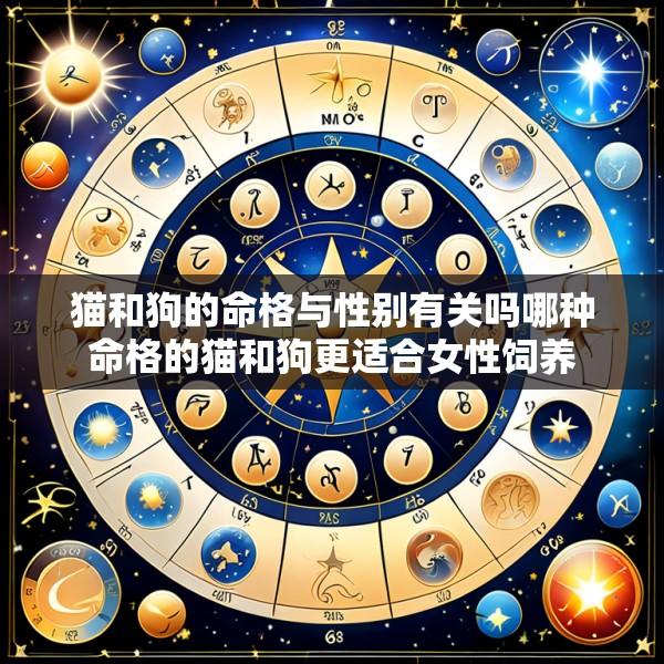 猫和狗的命格与性别有关吗哪种命格的猫和狗更适合女性饲养