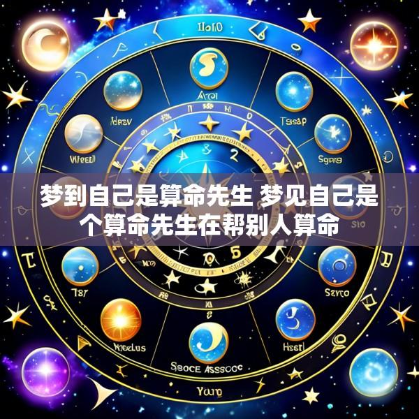 梦到自己是算命先生 梦见自己是个算命先生在帮别人算命