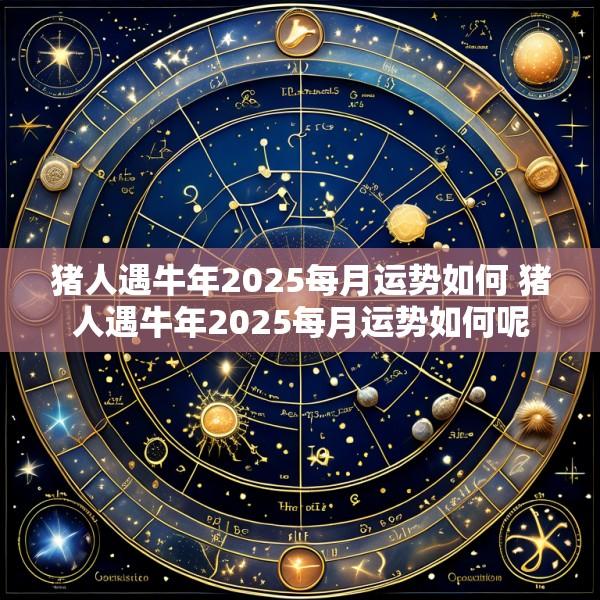 猪人遇牛年2025每月运势如何 猪人遇牛年2025每月运势如何呢