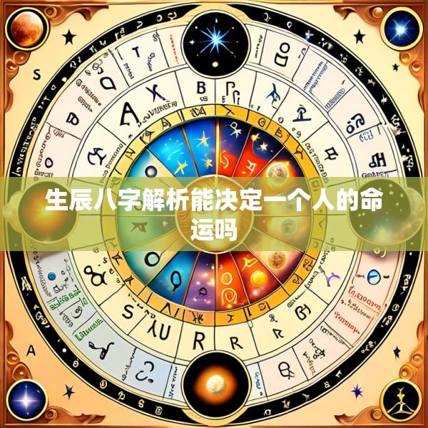 生辰八字解析能决定一个人的命运吗