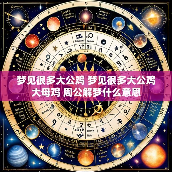 梦见很多大公鸡 梦见很多大公鸡大母鸡 周公解梦什么意思