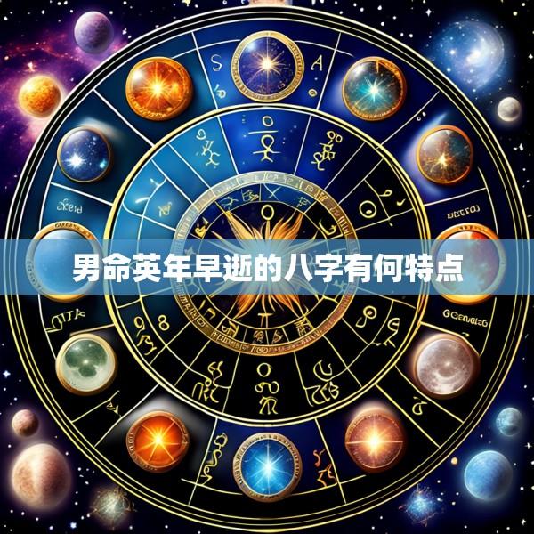 男命英年早逝的八字有何特点