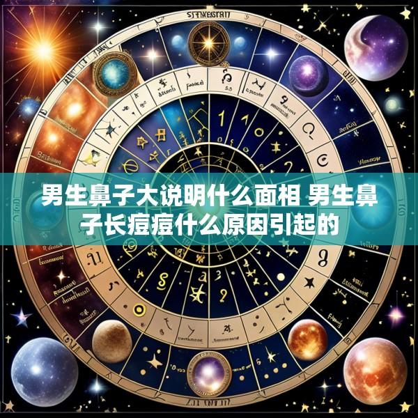 男生鼻子大说明什么面相 男生鼻子长痘痘什么原因引起的