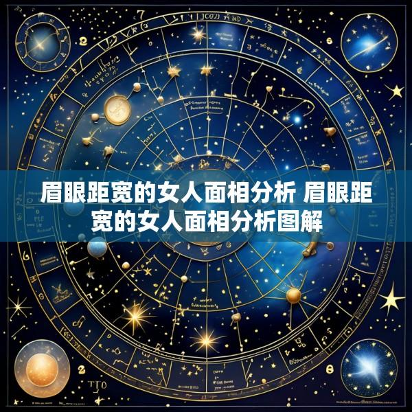 眉眼距宽的女人面相分析 眉眼距宽的女人面相分析图解