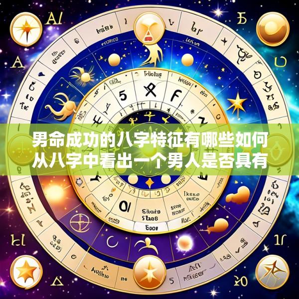 男命成功的八字特征有哪些如何从八字中看出一个男人是否具有成功的潜力