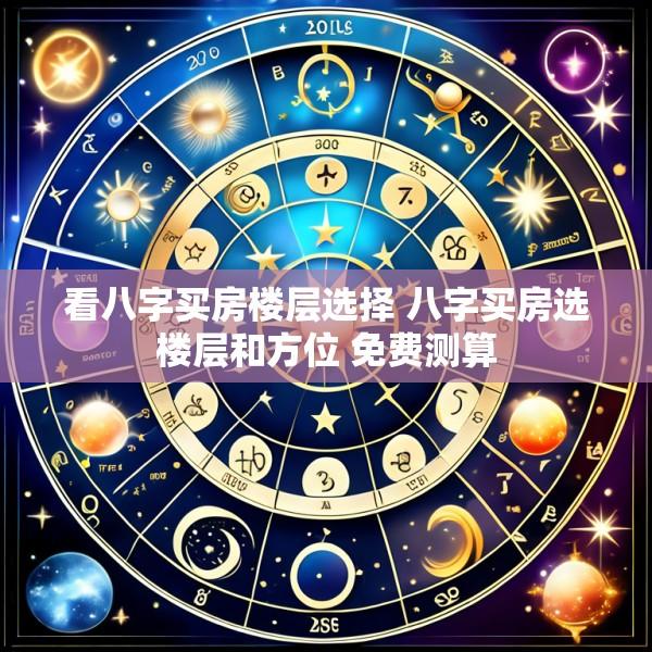 看八字买房楼层选择 八字买房选楼层和方位 免费测算