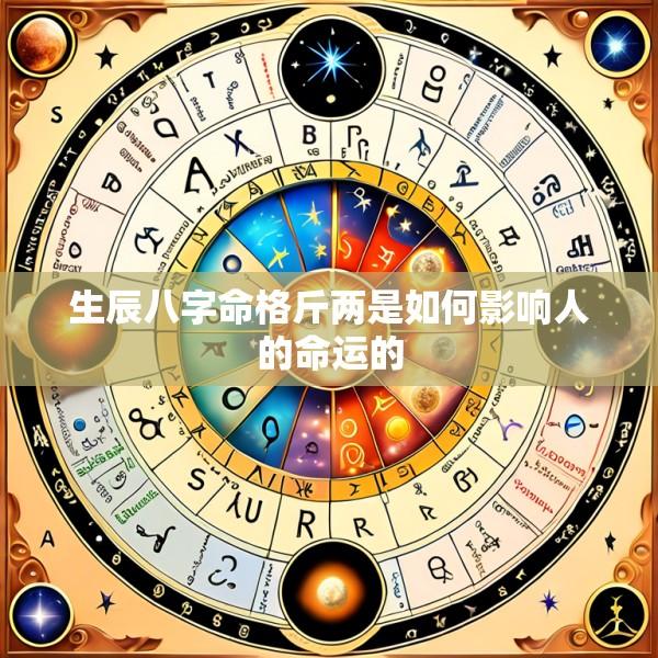 生辰八字命格斤两是如何影响人的命运的
