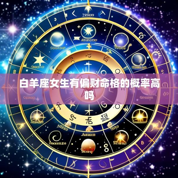 白羊座女生有偏财命格的概率高吗