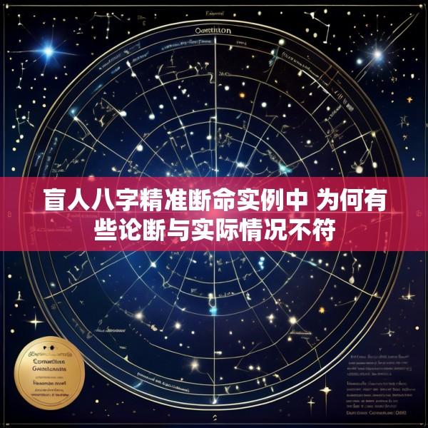 盲人八字精准断命实例中 为何有些论断与实际情况不符