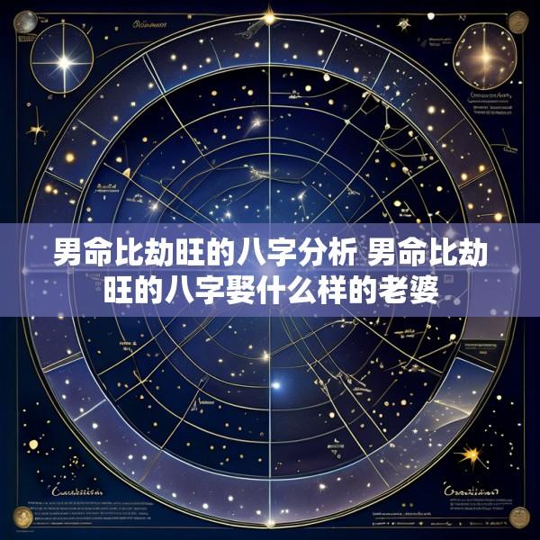 男命比劫旺的八字分析 男命比劫旺的八字娶什么样的老婆