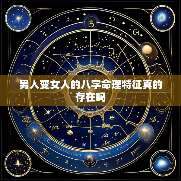 男人变女人的八字命理特征真的存在吗