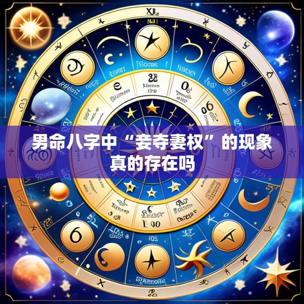 男命八字中“妾夺妻权”的现象真的存在吗