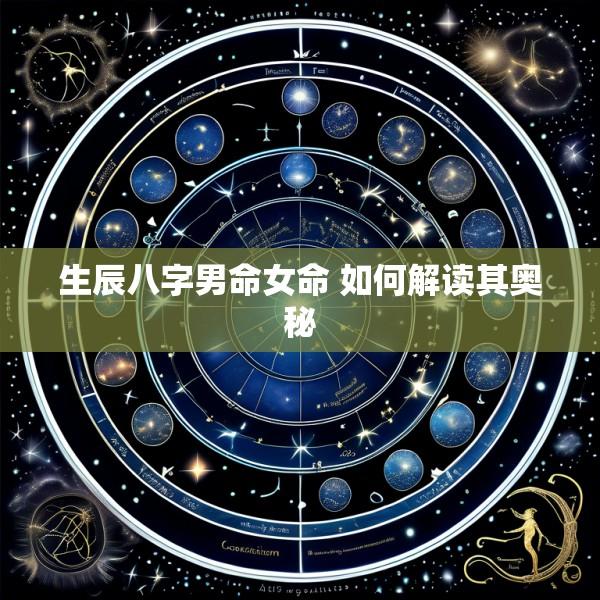 生辰八字男命女命 如何解读其奥秘