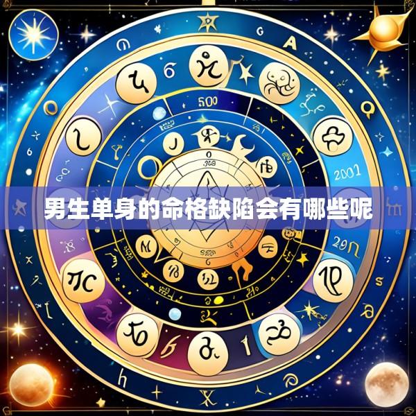 男生单身的命格缺陷会有哪些呢